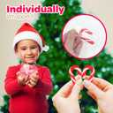 4E's Novelty 100 Pack Mini Candy Canes Bulk - Individually Wrapped, 2-Inch Mini Candy Canes, Classic Peppermint Flavor, for Christmas Treats and Christmas Bulk Stocking Stuffers, Perfect for Kids & Adults (EXP 07/25/27)