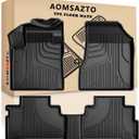 Automotive Floor Mats for Nissan Murano 2015 2016 2017 2018, Heavy Duty TPE All Weather Car Floor Mats, 1st & 2nd Row Full Set Rubber Floor Liners, Anti Skid Car Mats, Black (Not Fit 2017.5 Models)