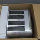 Cuisinart 4 Slice Compact Stainless Steel Toaster with Extra-Wide Slots for Bread, French Toast, Bagels & Pastries, Defrost & Reheat Functions, CPT-180P1, Brushed Stainless, Removable Crumb Tray