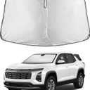 EcoNour Windshield Sunshade Compatible for Chevrolet Equinox 2025 2026, Sun Visor for Front Windshield & Window Sun Shade Cover, UV Heat Blocker & Protector, Car Accessories