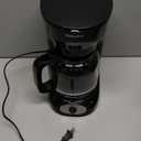 Mueller 12-Cup Drip Coffee Maker - Borosilicate Carafe, Auto-Off, Reusable Filter, Anti-Drip, Keep-Warm Function, Clear Water Level Window Coffee Machine, Kitchen Essentials & Accessories (Black)