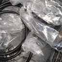 Ayshwill Dec Black Woven Boho Chandelier Wicker Rattan Dome Pendant Light Fixture for Dining Room Bedroom Kitchen Island (Bulb Included) (8.7" Black)