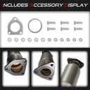 Catalytic Converter for Honda Accord 2003-2007 3.0L, Accord 2013-2017 2.4L, Odyssey 2005-2010, Pilot 2005-2008, Ridgeline 2006-2011, MDX 2003-2006, TL 2004-2008 3.2L (EPA Compliant)