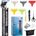 MOTLATA Hair Clippers for Men Zero Gapped Trimmer Professional T Blade Trimmer Rechargeable Trimmer Pro Li Outline Trimmer Cut Cordless Hair Cutting Liners Edger for Barbers Detail Haircut