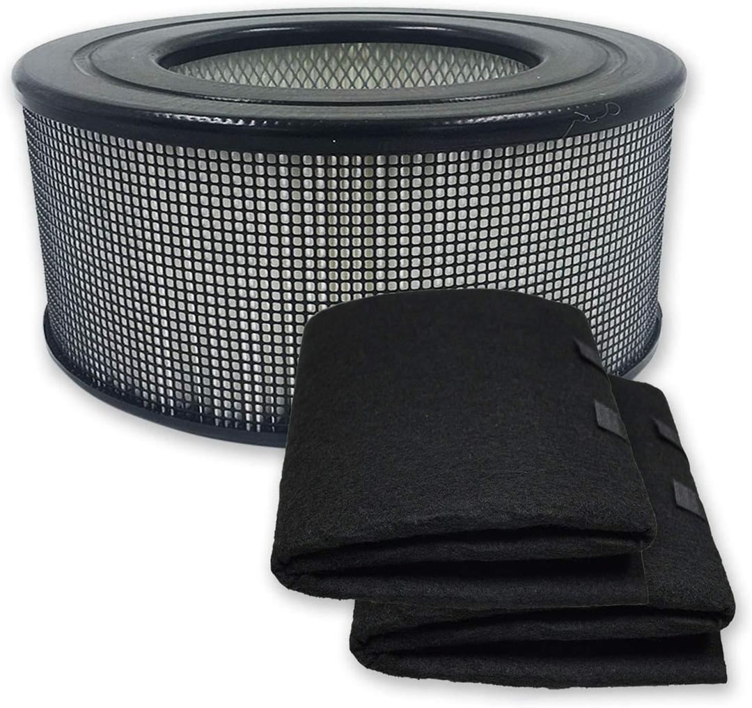 PUREBURG 21500 Replacement True HEPA Filter Set Compatible with Honeywell 50150 51500 61500 11500(EV-15) 18150 11520 17200 Series Air Purifiers