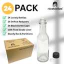 nicebottles Hot Sauce Bottles, 5 Oz - 23 Pack