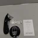 Dopsikn 7 Color Light Therapy Facial Massager with Adjustable Vibration and Thermals for Wrinkles, Double Chin, Red Light Skin Care Tool with Base, Black