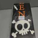 Halloween Porch Decor Outdoor Halloween Decorations Wooden Skull Porch Sign Door Decorations Indoor Outside Welcome Sign for Front Door 46.8 Inch