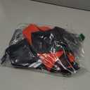 Drawstring Bags Nylon Cinch and Ditty Stuff Pouch Mesh-Stuff-Sack for Camping Travel Gym Sports Storage 5-in-1 (Medium, Red)