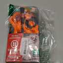 Harness Lead No Pull Dog Harness and Leash Set, Anti Pull Dog Harness for All Breeds and Sizes, One-Piece Cushioned Rope Design Safely Prevents Escaping and Pulling (Medium/Large, Orange/Reflective)