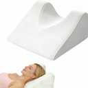Facial Surgery Recovery Pillow, Memory Foam Support Back Sleeping Training Pillow for After Face Lift Surgery, Suit for After Neck Surgery Hair Transplant or Nose Job Pillow