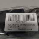 WYuZe Military Nylon Belt Heavy Duty Sliding Buckle 1.5" Adjustable Web Tactical Belt for Men Outdoor Work Hiking EDC (Gray)