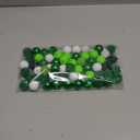 PH PandaHall 58pcs Green Bubblegum Beads, 20mm Acrylic Chunk Beads Focal Bead 9 Style Pen Bead for Spring Necklace Bracelet Keychain Jewelry Making Holiday