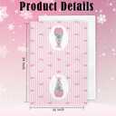 Chinoiserie Christmas Kitchen Towels,Pink Stripes Bow Coquette Christmas Tree Dish Towels,Pink Stripes Christmas Hand Towels for Bathroom Kitchen,Grandmillennial Decor,16x24 Inches