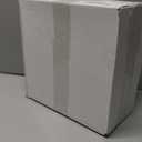 BonNoces Matte Black Porcelain Dinner Plate Set, 8-Inch Modern Round Reusable Lunch & Dessert Plates, 6 Count