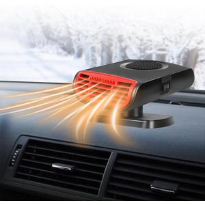 Car Heater, 12V 150W Auto Heater Car Portable Heater Fan 2 in 1 Car Heater Portable Car Heater Plugs Into Cigarette Lighter Quickly Defrost Defogger 360 Rotatable Heater Auto Defogger for Car