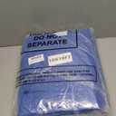 3 Pcs Large Waterproof Tarp 10 x 10 Ft Heavy Duty 5.5 Mil Thick Poly Tarpaulin with Grommets Multipurpose Protective Cover for Summer Home Boats Cars Camping Rv Pool Tent (Green, Blue, Silver)