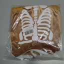 My First Halloween Dress Baby Girl Skeleton Velvet Bubble Romper Sequin Tulle Cloak Toddler Christmas Birthday Outfit (Brown)