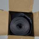 Commander 55 Gallon 3 MIL (eq) Heavy Duty Contractor Bags with Flap Ties - 36" x 56" with flaps - Pack of 10 - For Contractor, Industrial, & Outdoor