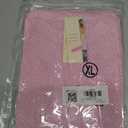 Dokotoo Women's Casual Short Sleeve Loose Tunic Tops Lightweight Crochet Knit Summer Sweaters Blouses (Pink, XL)