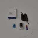 Vibeat Fingertip Pulse Oximeter, Blood Oxygen Saturation Monitor| O2 Meter, Portable SPO2 & Pulse Rate Monitor, Batteries and Lanyard Included (White)