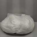 L'AGRATY Chunky Knit Blanket Throw: Soft Chenille Yarn Throw Blanket 50x60 - Handmade Thick Cable Crochet Blanket - Large Chunky Rope Throw Blanket for Couch Sofa Bed Home Decor(Cream White)