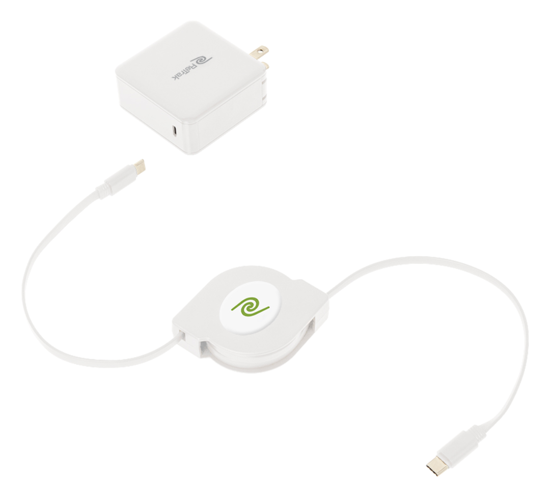 Type-C 61W Notebook Charger White, PACKAGE 1Pk
