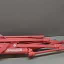 GCI Outdoor Comfort Pro Rocker Camping Chair | Portable Folding Rocking Chair with Durable Armrests & Drink Holder  Blush