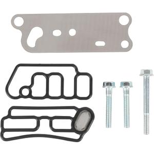 918-056GS VTEC Solenoid Gasket Filter Kit Compatible with Acura RDX Honda Accord Crosstour Odyssey Pilot 3.5L 2008-2016 Cylinder Head VVT Solenoid Spool Valve Gasket