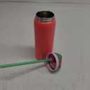 Owala FreeSip Insulated Stainless Steel Water Bottle with Straw for Sports, Travel, and School BPA-Free Sports Water Bottle, 32 oz, Strawberry Field