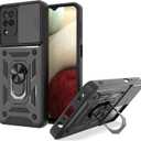 BESINPO for Galaxy A36 5g Phone Case/Bark Phone Pro Case, Magnetic Matte Shockproof for Samsung A36 5g Case with 2 Screen Protectors, Translucent Slim for Samsung Galaxy A36 5g Phone Case, Black