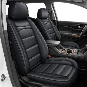Custom Fit for GMC Acadia Seat Covers 2017-2023 6 Seater
Full Set Automotive Seat Covers Waterproof Faux Leather Seat Covers for SUV Auto Seat Protectors(Black)