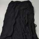  Women Elastic High Waist Flowy Long Skirt Boho Pleated A-Line Swing Tiered Maxi Skirt Sweetwear XL