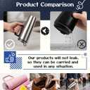 38 oz Tumbler with Handle, Insulated Cup with Patented Pop-Up Straw Lid | Patented pop-up straw, vacuum insulated stainless steel, cup holder friendly for commute, gym, travel, and daily hydration (EXP 12/27/36)