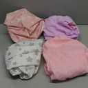 Bassinet Sheets for Baby Boys Girls 4 Pack(33" x 20"), Compatible with AirClub, Mika Micky, Baby Delight, Dream On Me, Koola, AMKE and Other Rectangle Bassinet Mattress, Pink