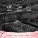 Waitu Wearable Blanket Sweatshirt Gifts for Women and Men, Warm and Cozy Giant Blanket Hoodie, Thick Flannel Blanket with Sleeves and Giant Pocket - Dark Gray- Adult