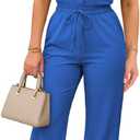 HWP Womens Sets 2 Piece Casual Outfits Summer Vacation Travel Outfits Tank Top and Wide Leg Pants Lounge Set