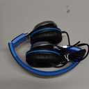 AILIHEN C8 Kids Headphones Wired, On-Ear Headphones with Microphone and Volume Control Foldable Corded Stereo 3.5mm Headset for School Teens Smartphones Chromebook Laptop Tablets Travel (Black Blue) (Medium)