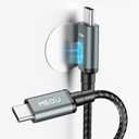 USB C Cable, 3.3ft USB C Fast Charging Cable Built-in Magnetic & Adhesive Metal Plate, 100w Braided Type C Charging Cable for iPhone 17/16/15, iPad, Samsung, Pixel, Steam Deck, Nintendo Switch, Grey