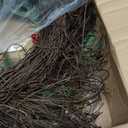 22 Inch Christmas Wreath with Hanger, Christmas Wreaths for Front Door with Red White Berry Pine Cone Xmas Wreaths for Front Door Wall Home Outdoor Decor