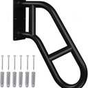 Hand Rails for Outdoor Steps,Hand Rails for Elderly, Porch Railing & Deck Hand Rail Wall Mount Stair Hand Grab Bars (1)