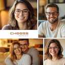 CHEERS DEVICES Reading Glasses for Women Men, Eyeglasses, Blue Light Readers for Men Women, Computer Eye Glasses, Cheaters - 5 Pair (1.5x) (5 Pack Mix Color)