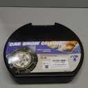 Snow-Chains Auto Fixing 1 Min Quick Fit Easy Installation Tire-Chains, Portable Reusable Universal Emergency Tire Traction Chain for Passenger Car, Pickup Trucks and SUV - Set of 2 (HKN-150)