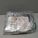 Happyhiram Black 50 CT 6 Inch Candy Boxes Party Favors Stripes Paper Cookie Gift Bags with Handles Gable Boxes Goodie Snack Bags for Graduation Birthday Party (Pop-up Black)