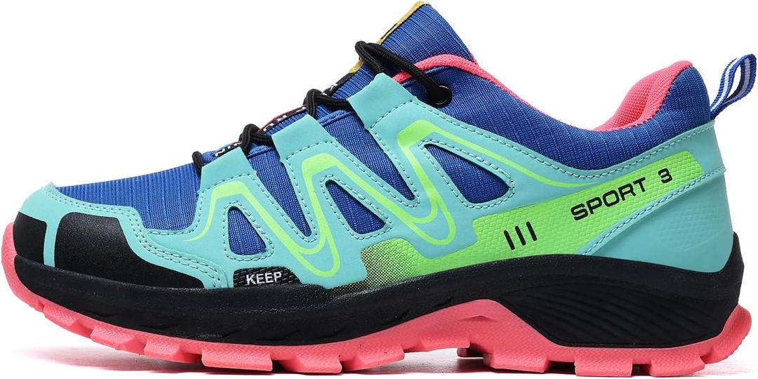 Women Hiking Shoes Casual Non-Slip Lightweight Comfortable Running Fashion Sneakers Walking Trekking Outdoor Shoes, Size 7.5