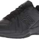 New Balance Women's 608 V5 Casual Comfort Cross Trainer, Black/Black, 9