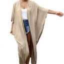 Women's Fashion Geometry Print Cover ups Tunic Kimono Cardigan Shawl