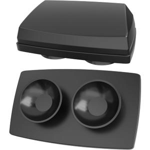 EZ Pass Holder & Cover with Super Strong Suction Cups for Car Windshield Ezpass Mount Holder Toll Pass Transponder iPass Holder All Black (1Pack)