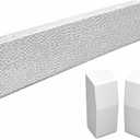 Baseboarders Premium Series 3 ft (36 in) Galvanized Steel Slip-On Baseboard Heater Cover + Left & Right Endcaps, Rust Resistant, White, for Hydronic Hot-Water Systems