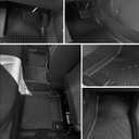 Custom Fit All Weather Car Floor Mats for Hyundai Kona 2026 2025 2024 - Heavy Duty TPE Floor Liners & Cargo Mat Full Set | Non-Slip Black Interior Car Accessories for Hyundai Kona